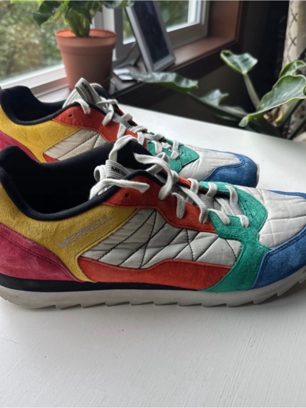 Merrell Men's Multicolor Suede & Mesh Retro Runner